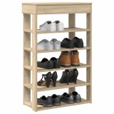 vidaXL Suport de pantofi, stejar sonoma, 60x30x98 cm, lemn prelucrat