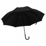 vidaXL Umbrelă, negru, 130 cm 149137