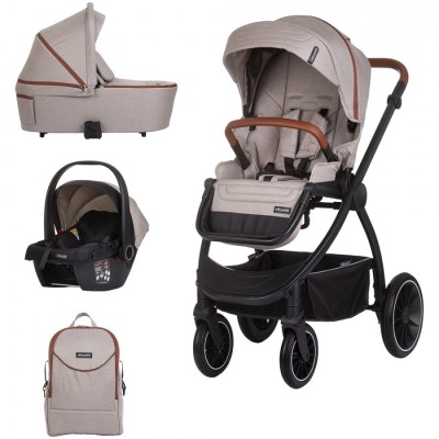 Carucior Chipolino Prestige 3 in 1 tiramisu foto