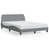 Cumpara ieftin Cadru de pat, Dover, gri deschis, 140x200 cm, textil