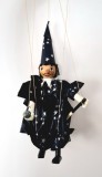 marioneta din lemn MAGICIAN teatru de papusi cca 45 cm inaltime anii 1960s