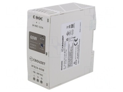 Alimentator pentru șină DIN 60W 24VDC 2,5A foto