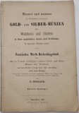 Neuere und neueste im Weltverkehr coursirende Gold- und Silber-M&uuml;nzen, Bremerhaven 1863