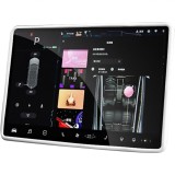 Husa de protectie margini ecran frontal tesla, flipp, compatibil cu tesla model 3/y, din tpe, alb