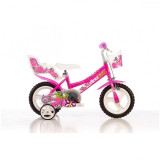 Bicicleta pentru fetite 126 RLN diametru 12 inch, Dino Bikes