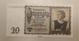 Reproducere Germania - 20 Reichsmark 1939