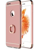 Cumpara ieftin Husa Apple iPhone 8 Plus, Elegance Luxury 3in1 Ring Rose-Gold, iPhone 7/8 Plus, MyStyle