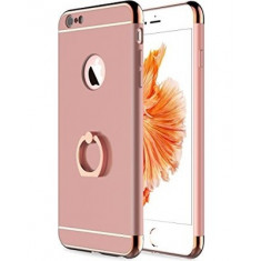 Husa Apple iPhone 8 Plus, Elegance Luxury 3in1 Ring Rose-Gold