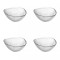 Set boluri, 8 piese, 310 ml, Sticla, Transparent