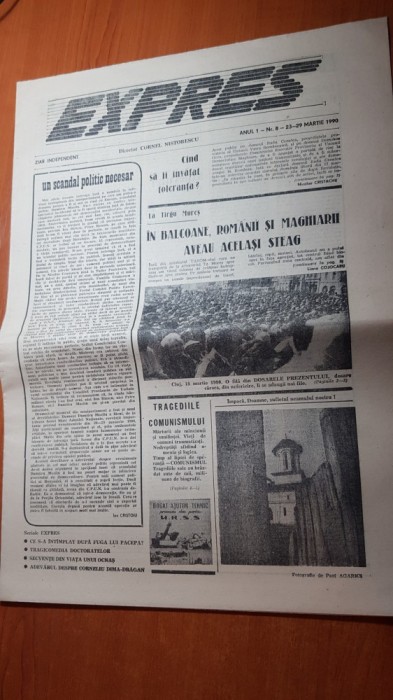 ziarul expres 23-29 martie 1990-art. tragediile comunismului