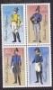Germania DDR 1986 - Uniforme postale bloc de 4 neuzat,perfecta stare(z), Nestampilat