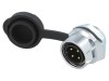 Soclu Conector Circular 4-PIN Gold Flash 10A Lipire Tată