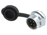 Soclu Conector Circular 4-PIN Gold Flash 10A Lipire Tată
