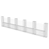 Cumpara ieftin Cos gabion in forma de U, 570 x 20 x 100 cm, otel galvanizat