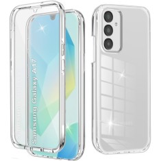 Husa 360 compatibila cu Samsung Galaxy A17 - V2 Transparent fata si spate