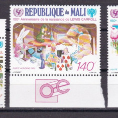 Mali 1982 sport SAH Lewis Carroll MI 899-901 MNH w57