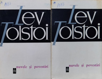 Nuvele Si Povestiri Vol. 1-2 - Lev Tolstoi ,560885 foto