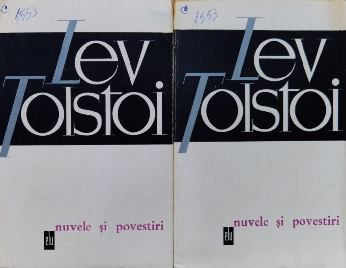 Nuvele Si Povestiri Vol. 1-2 - Lev Tolstoi , F738