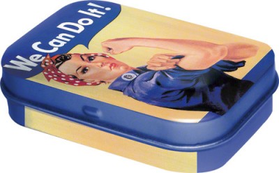 Cutie metalica cu bomboane - We can do it ! foto