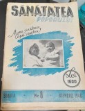Revista Sanatatea Poporului nr.8/1946 din cuprins mame sanatoase, copii sanatosi