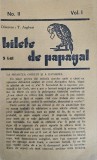 T. Arghezi, Bilete de papagal Nr. 11, Vol. 1