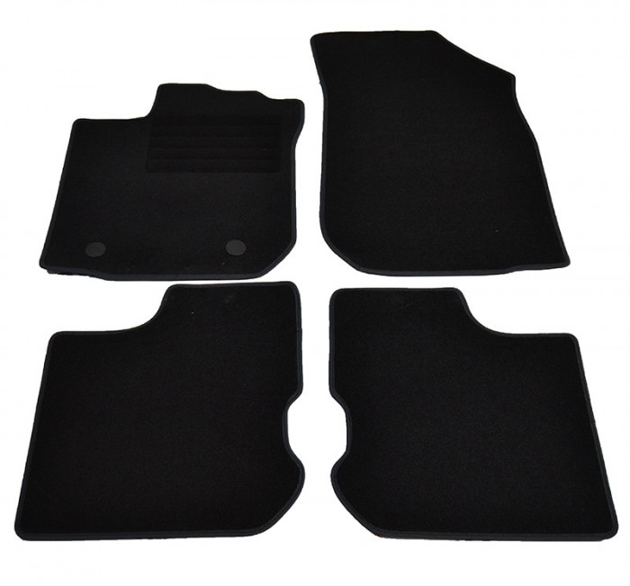 Covorase mocheta Dacia Logan 11/2012- Negru, set de 4 bucati AutoDrive ProParts