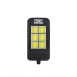 Lampa Solara LED COB 1.5W FOXMAG24, Inductie, Telecomanda, IP65, Senzor Miscare, Negru, Gradina, 28cm