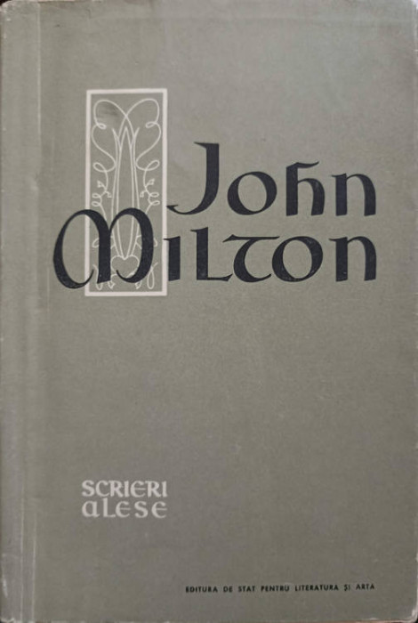 SCRIERI ALESE-JOHN MILTON