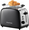 Pajitor de paine Russell Hobbs Colours Plus 26550-56 [pentru 2 felii], din otel inoxidabil negru - FOARTE BUN