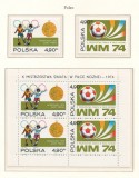 Polonia 1974 Mi 2315/16 + bl 59 MNH - Cupa Mondiala de fotbal, Germania, Nestampilat