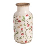 Cumpara ieftin Vaza flori ceramica multicolora Capsuni 14x26 cm