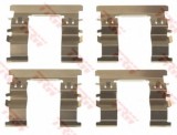 Set accesorii, placute frana MITSUBISHI L 200 (K7, K6) (1996 - 2007) TRW PFK697