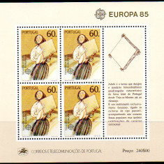 PORTUGALIA 1985, EUROPA CEPT, serie neuzată, MNH