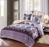 Cumpara ieftin Lenjerie Pat Cocolino Cozaro Co032, Microfibra Plusata, 3 Piese, , Lila