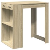 Masa de bar, stejar Sonoma, 102x70x103,5 cm, lemn prelucrat