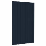 vidaXL Panou de acoperiș 36 pcs Antracit 80 x 45 cm Oțel galvanizat 42047114