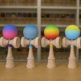 Cumpara ieftin Kendama din Lemn 18 cm, Model Gradient Multicolor - KEND5551