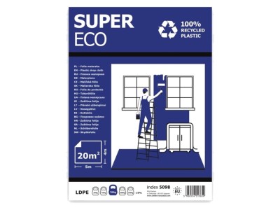 Folii de vopsea SOLID TOOLS 5m x 4m negru foto