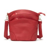 Cumpara ieftin Geanta dama Missa GT1538, piele naturala, rosu