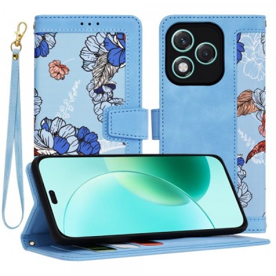 Husa pentru Honor 400 Lite, Techsuit, FlipCraft, Bleu foto