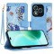 Husa pentru Honor 400 Lite, Techsuit, FlipCraft, Bleu