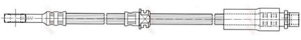 Conducta / cablu frana OPEL ZAFIRA TOURER C (P12) (2011 - 2016) TRW PHD673