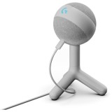Microfon Gaming Logitech Yeti ORB, Lightsync RGB, USB, Alb