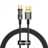 CABLU alimentare si date Baseus Superior SUPERVOOC, Fast Charging Data Cable pt. smartphone, USB la USB Type-C, 65W, 1m, negru &quot;CAYS000901&quot; (timbru ve