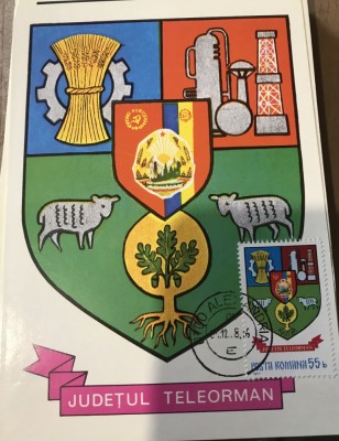 CPIF Stema cu timbru al judetului Teleorman foto