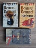 In Cautarea Graalului, Bernard Cornwell, Harlequin, Vagabond, Eretic