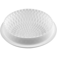 Forma din silicon pentru prajitura Saint Honore, diametru 24 cm, inaltime 7 cm, alb