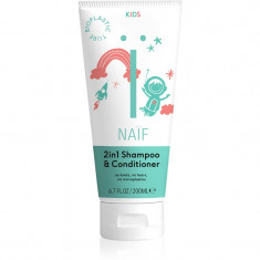 Naif Kids Shampoo & Conditioner sampon si balsam 2 in 1 pentru copii 200 ml