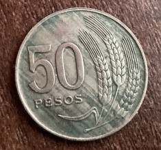 C50 - Moneda foarte veche - Uruguay - 50 pesos - 1970