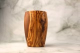 Pahar apă din lemn de măslin